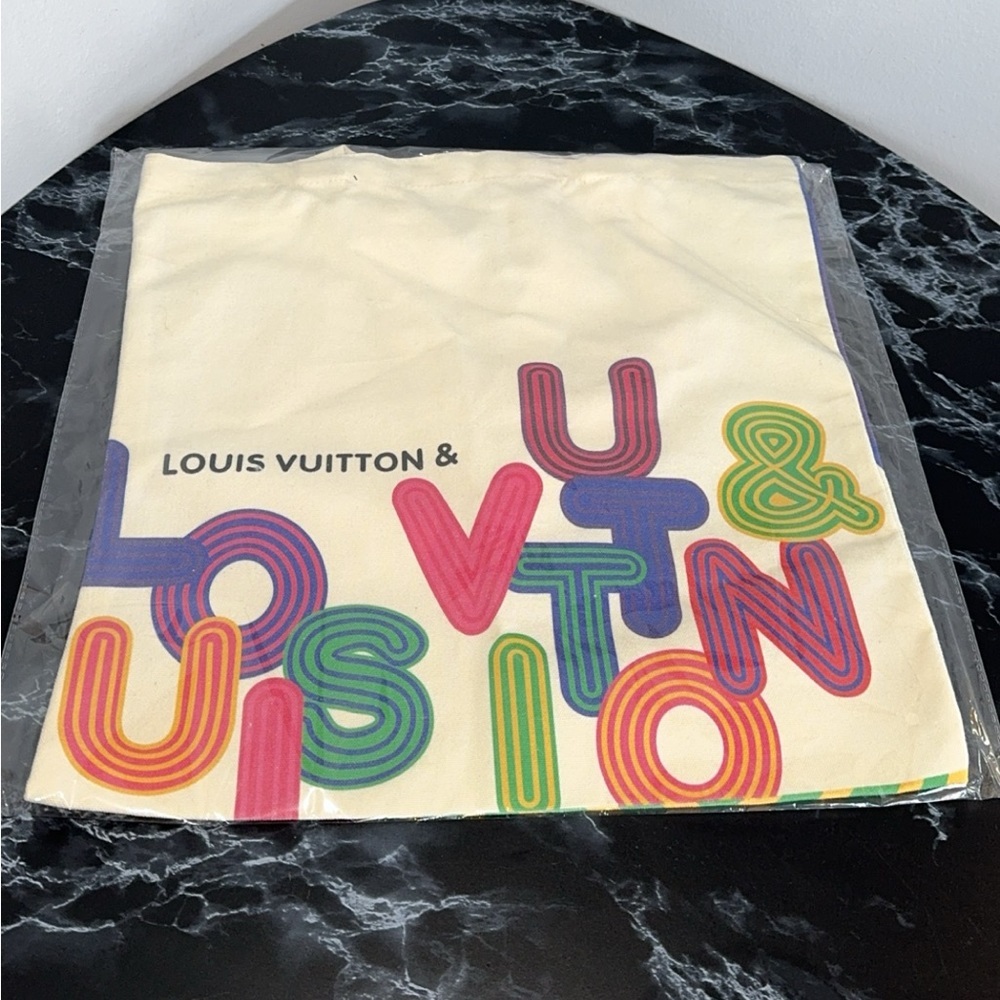 Lot of 3 LOUIS VUITTON Limited Edition Canvas Eco Tote Bags Shinsen Exhibit NEW - Picture 5 of 12
